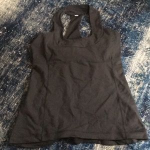 Lululemon athletica black T-strap Tank size small